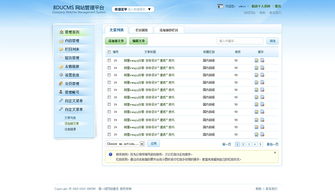 cms后台界面 2010